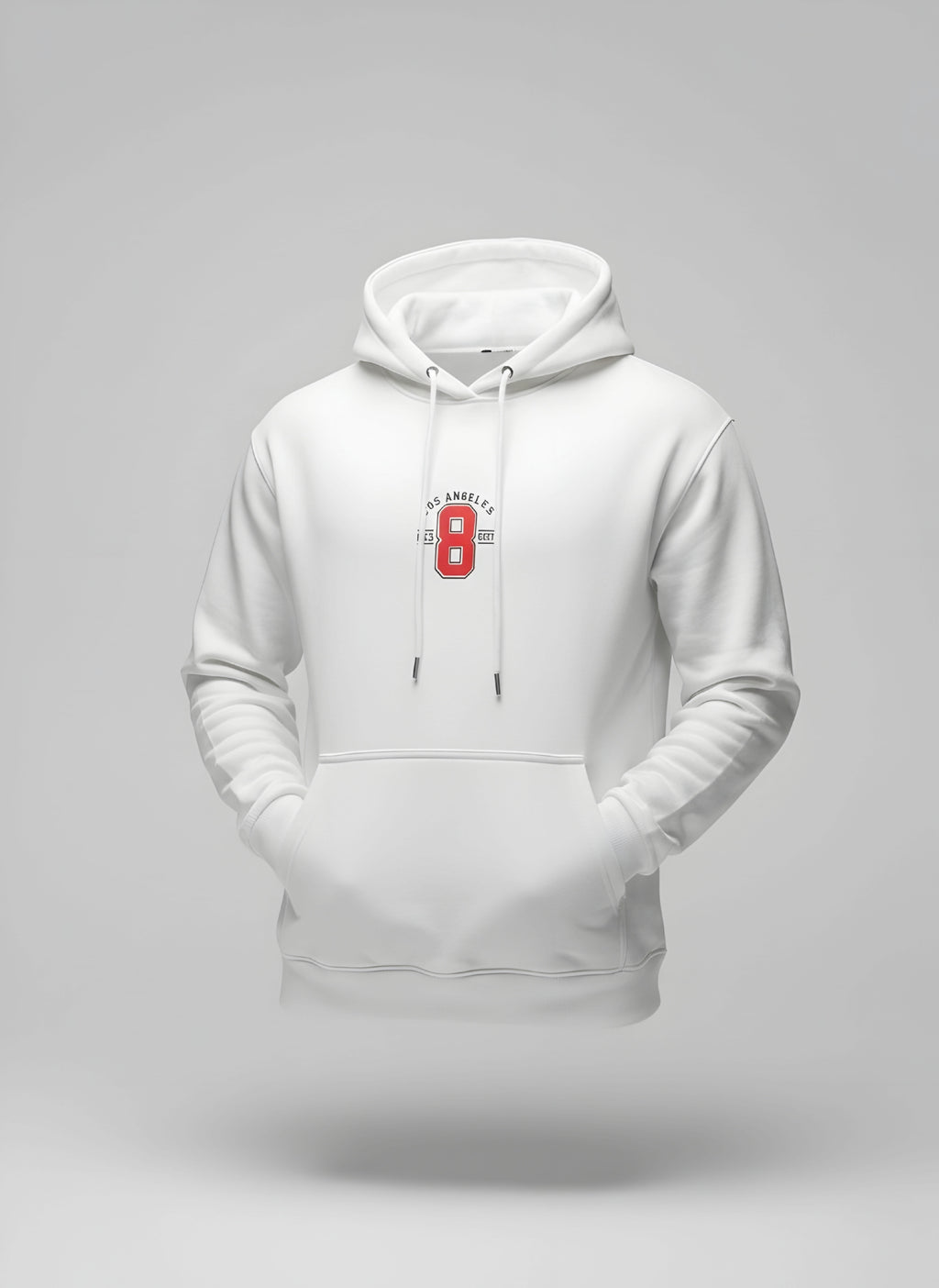 Los Angeles Varsity Hoodie | Collegiate 8 Back Print Oversized Fleece Pk