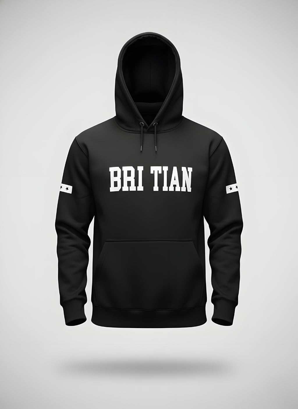 Varsity BRI TIAN Hoodie | Bold Letter Graphic Oversized Fit Fleece Pakistan
