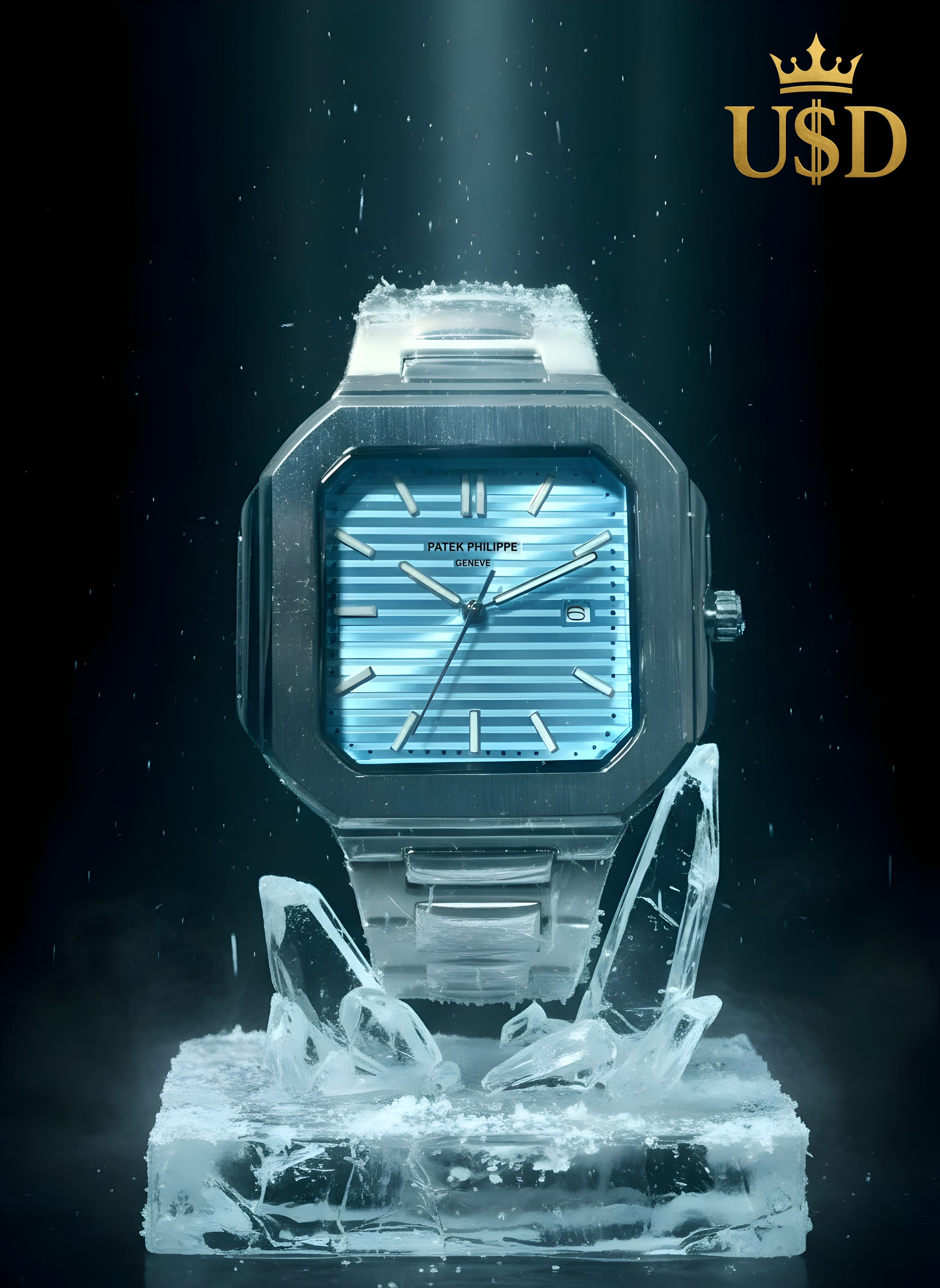 Cubitus 5821/1A - Tiffany Blue Dial - Master Edition - 45mm Steel