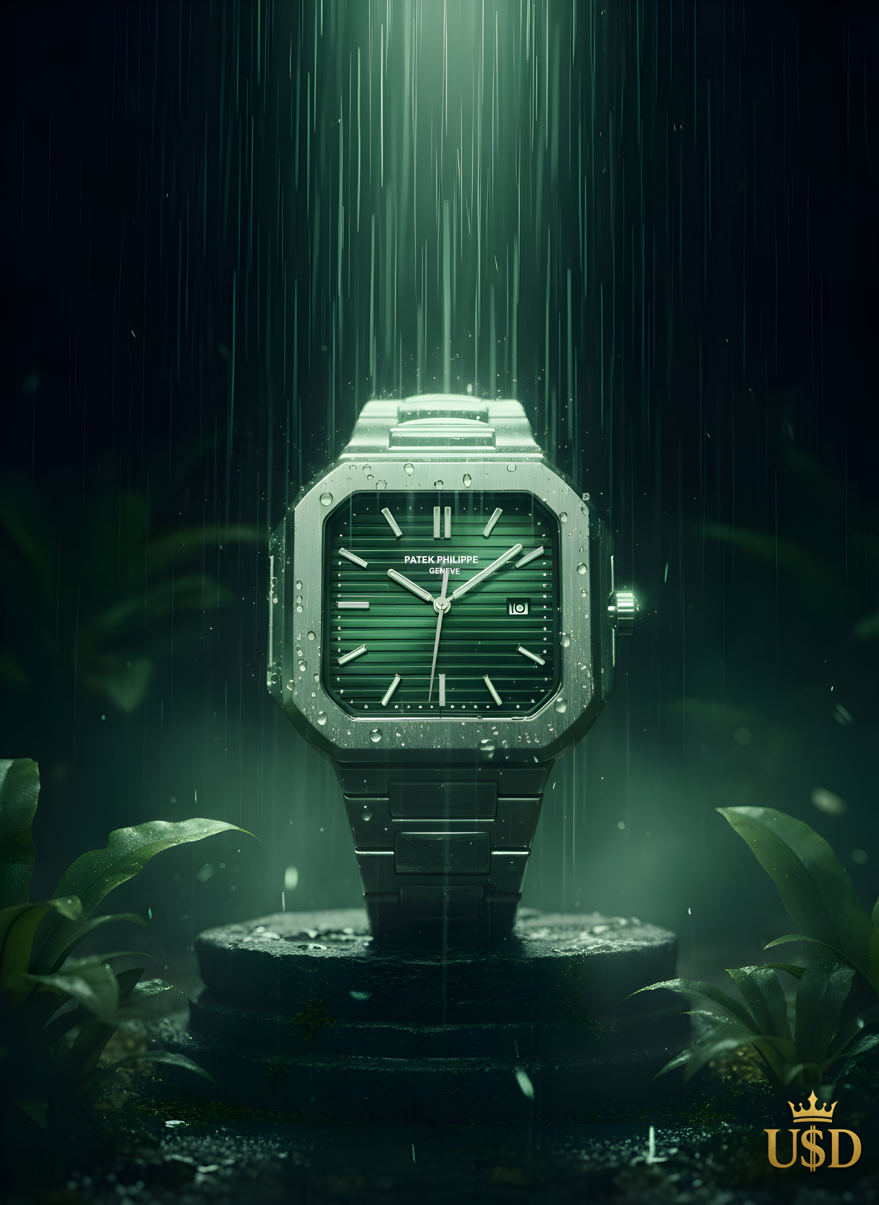 Patek Philippe Cubitus 5821/1A-001 - Olive Green Dial - Stainless Steel 45mm