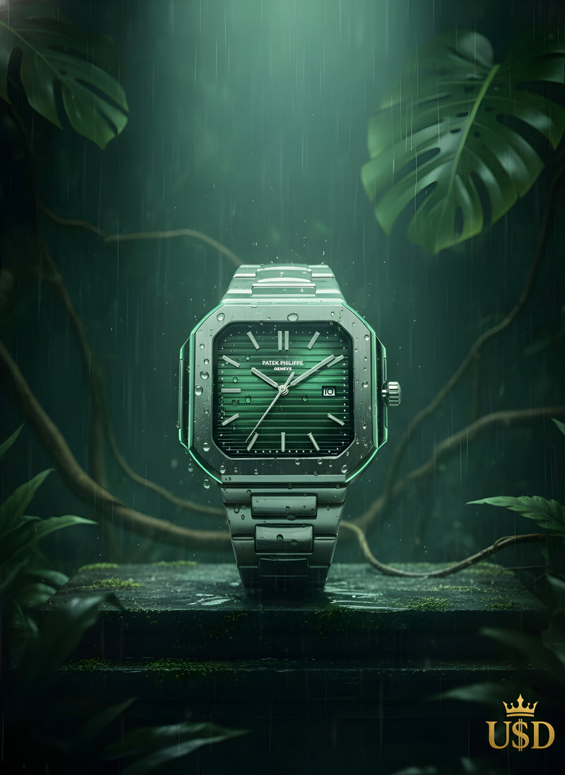 Patek Philippe Cubitus 5821/1A-001 - Olive Green Dial - Stainless Steel 45mm