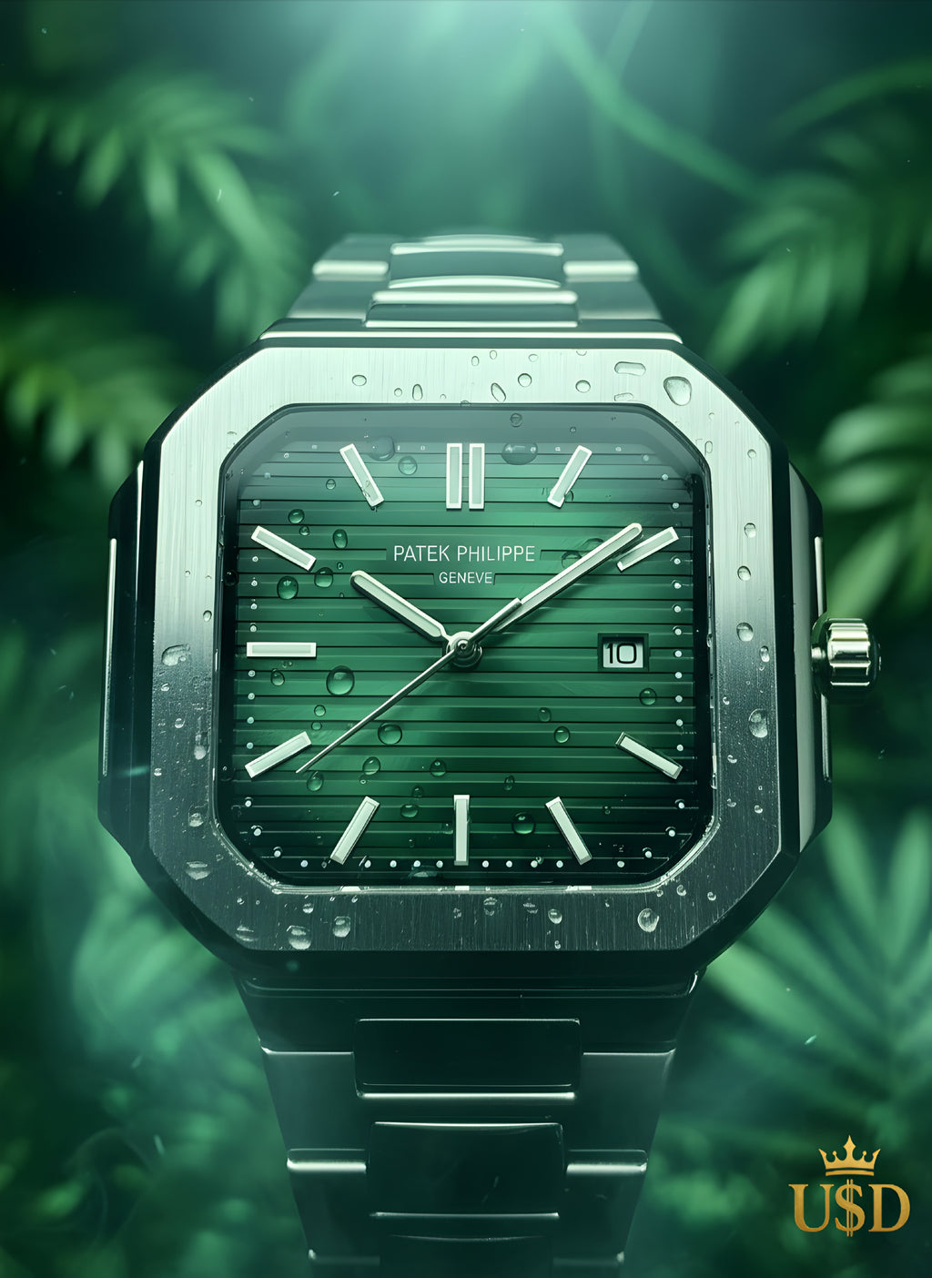 Patek Philippe Cubitus 5821/1A-001 - Olive Green Dial - Stainless Steel 45mm